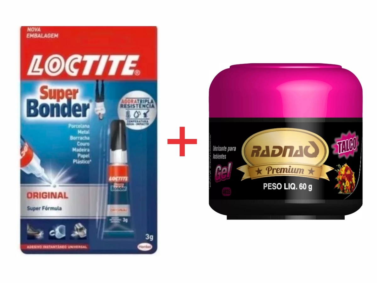 KIT 1 CHEIRINHO AROMATIZANTE + 1 SUPER BONDER 3GR (K.00080)