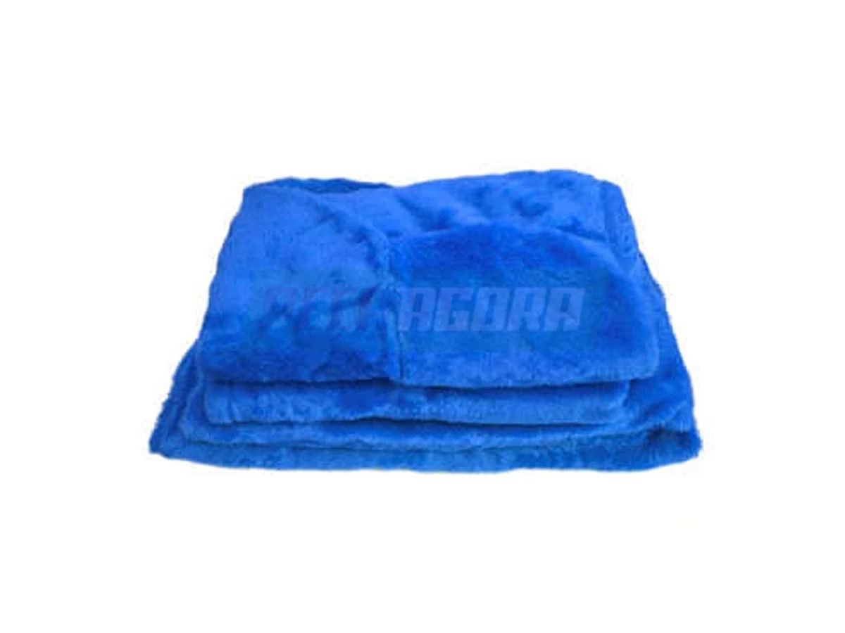 CAPA PELUCIA CHINIL CAMA MB 1938 INTEIRICA 1 PECA AZUL (436569)