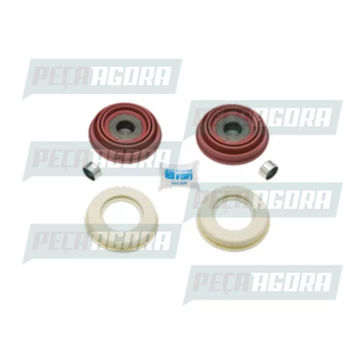 JOGO REPARO SAPATA COM FOLE MB 1938S 1944S O500 AXOR MERCEDES BENZ (K010603.)