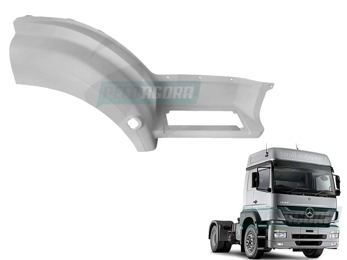 PARALAMA ESTRIBO CABINE DIANTEIRO DIREITO MB AXOR 1933 2533 2831 3131 1938S 1944