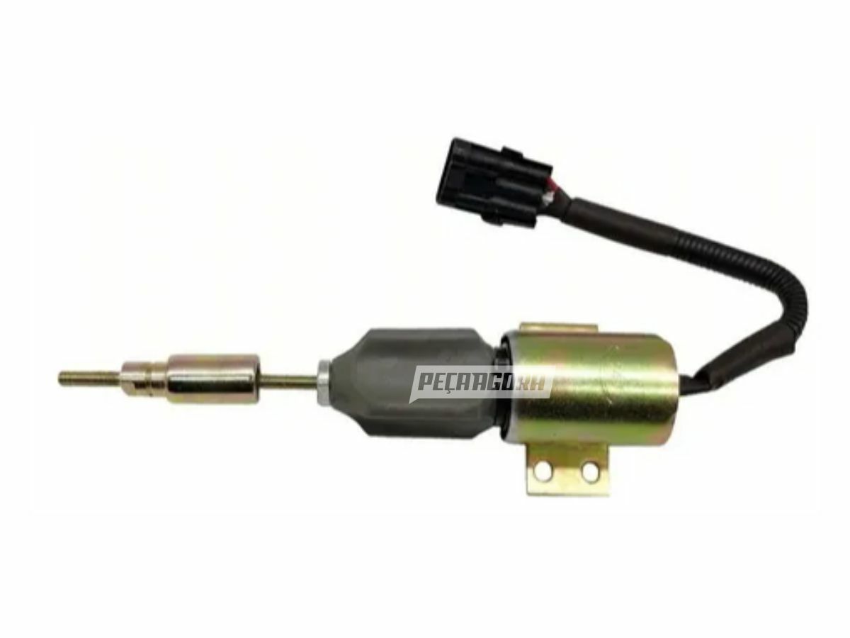 VALVULA SOLENOIDE 3 PINOS CORTE COMBUSTIVEL VW MWM 12V  (2T0130764-)