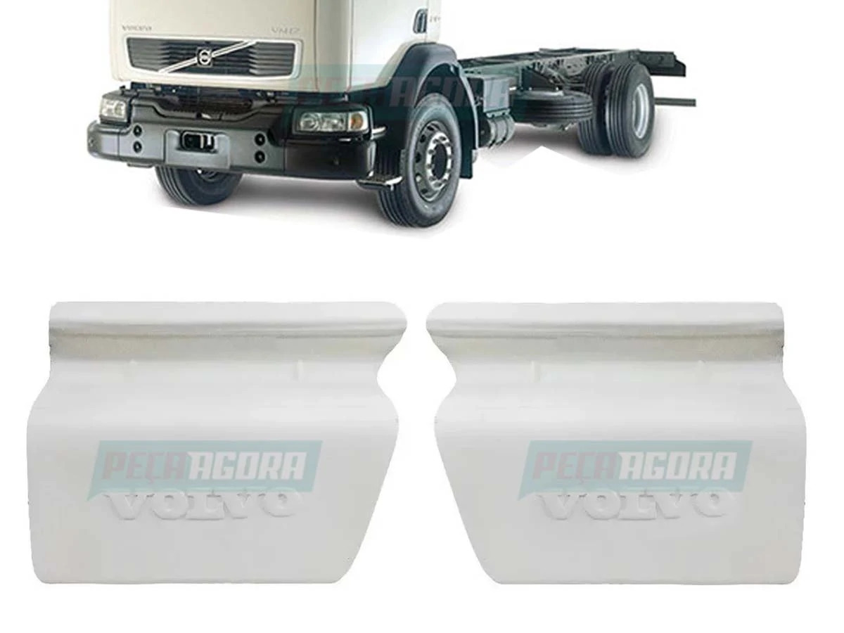PAR TAPA ESTRIBO PEGA CHINELO VOLVO VM ATE 2005 ANTIGO FIBRA (K.417046-Q662)
