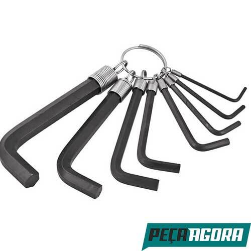CHAVE ALLEN DISMA EM MILIMETRO COM 8 2,0 A 10,0MM (12913CC)