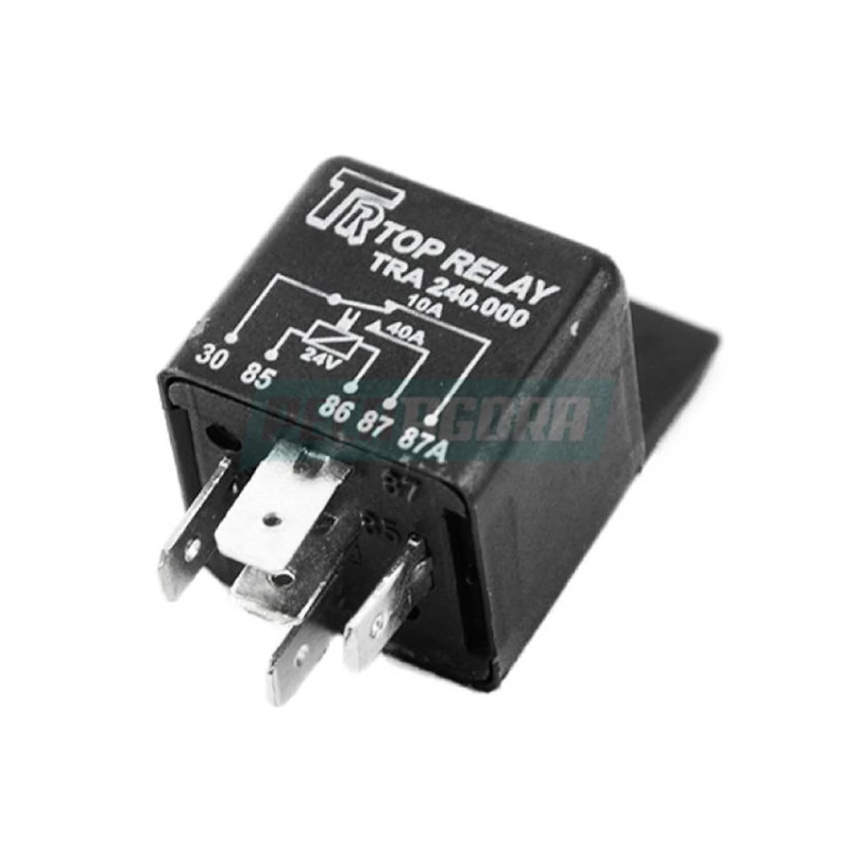 RELE UNIVERSAL 40A 30A 24V 5 TERMINAIS VOLKSBUS CAMINHÕES MB VOLVO PARA SCANIA 