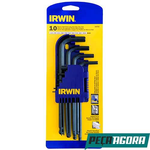 CHAVE ALLEN IRWIN EM MILIMETRO COM 10 10757 (8802CC)