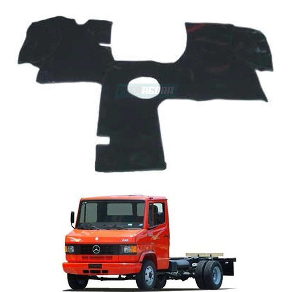 TAPETE VINIL PRETO MB 709 710 810 910 912 2000... (PUES826P)