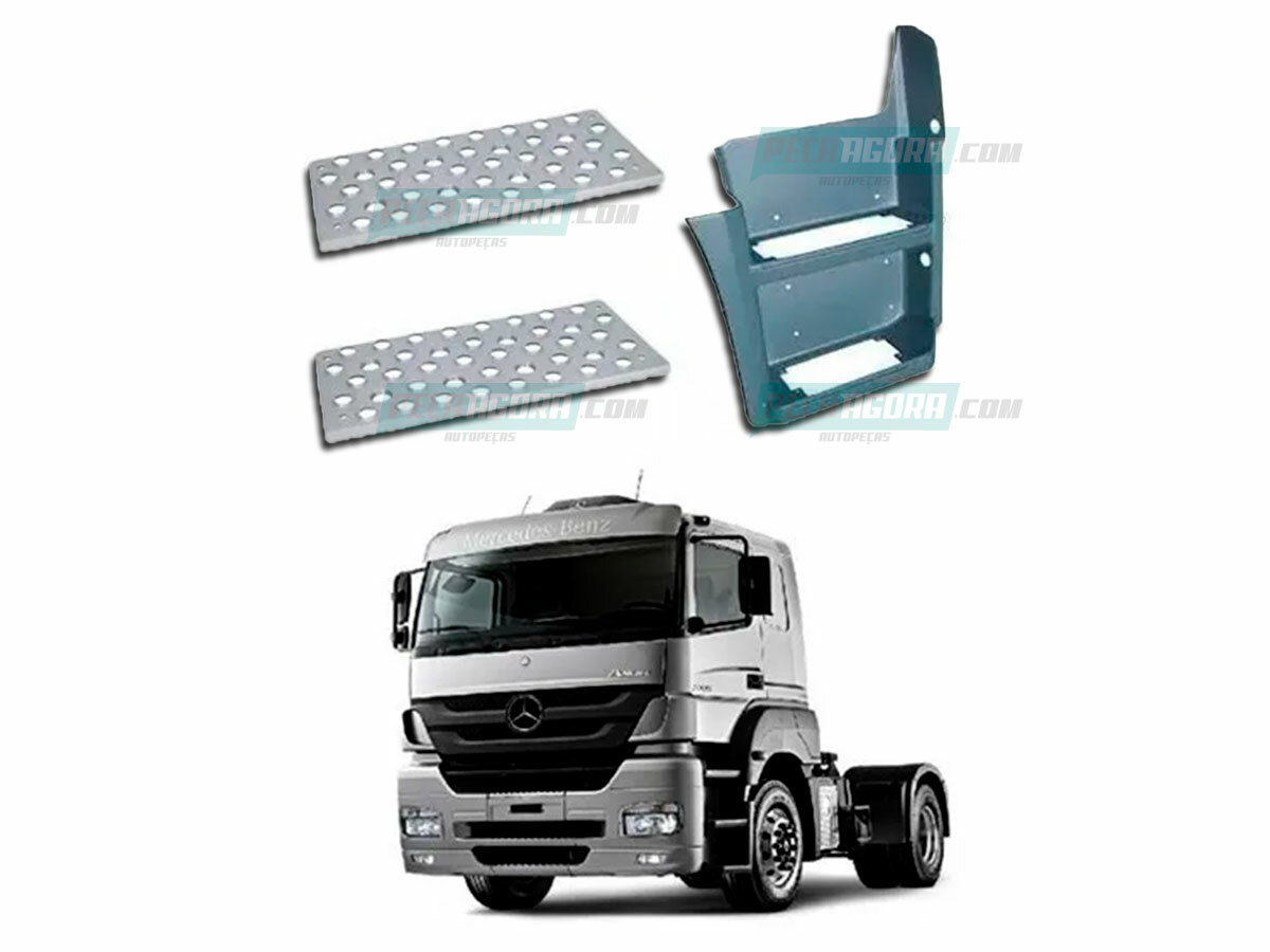 KIT ESTRIBO LD COM PISANTES MB AXOR 2035 2040 2044 2540 2544 2644 (K.00091)