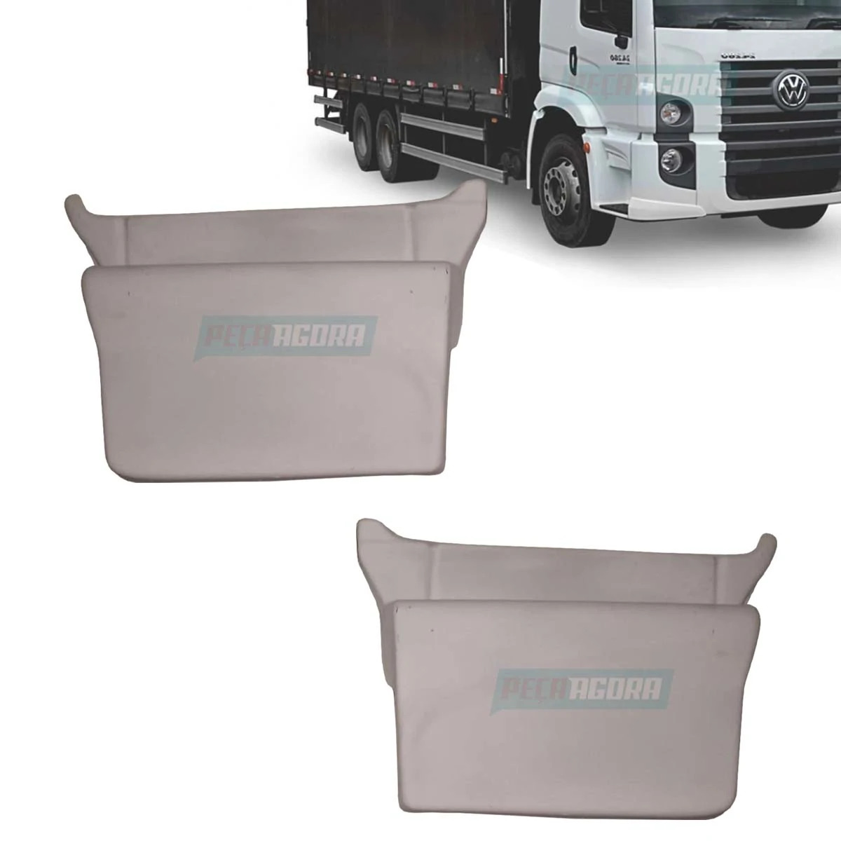 PAR TAMPA ESTRIBO VW CONSTELLATION 1 DEGRAU FIBRA (K.006780F-006781F)