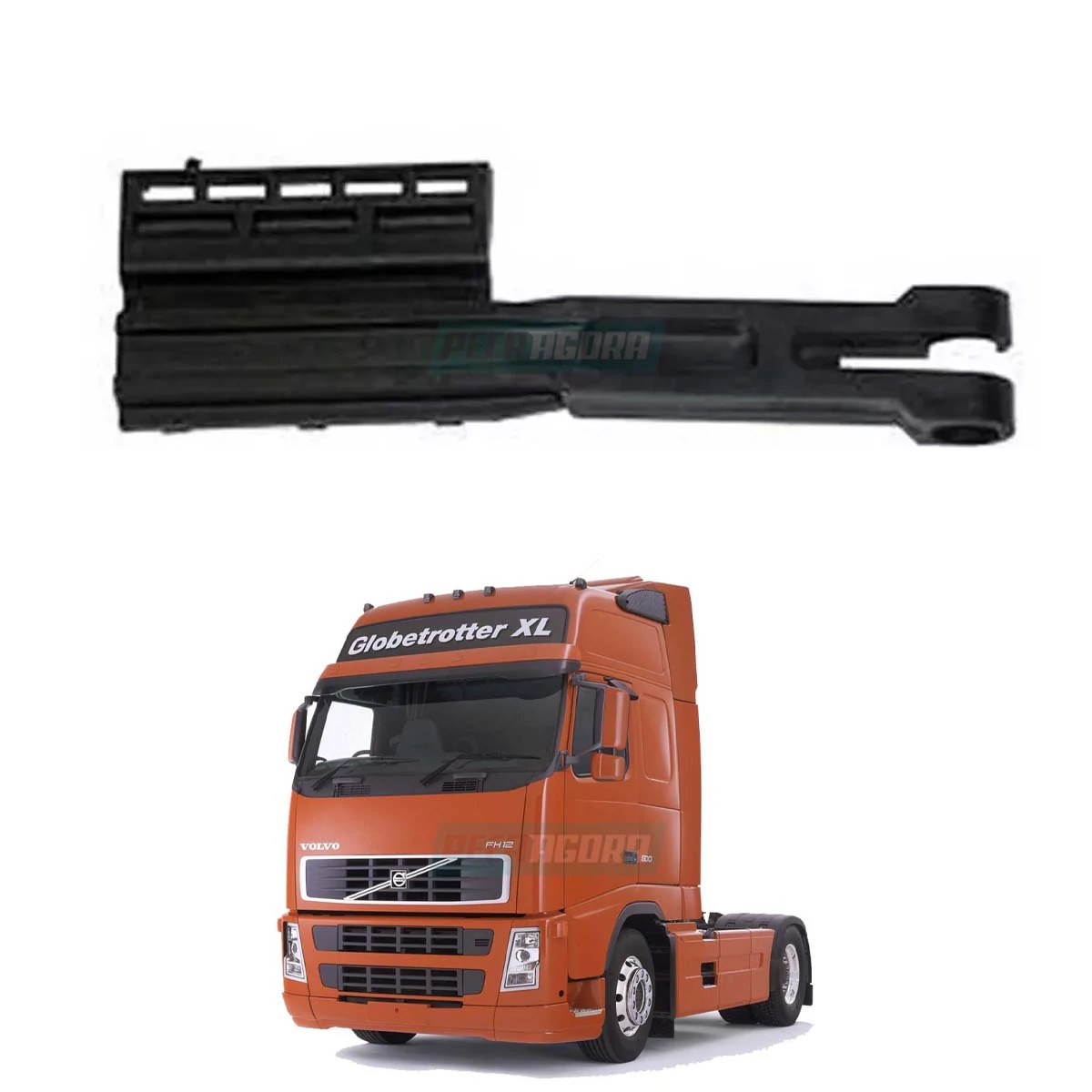 CAIXA 5 SUPORTE ABRACADEIRA HASTE PORTA VOLVO FH 12 APOS 2005  (CX.8143976,]**5)