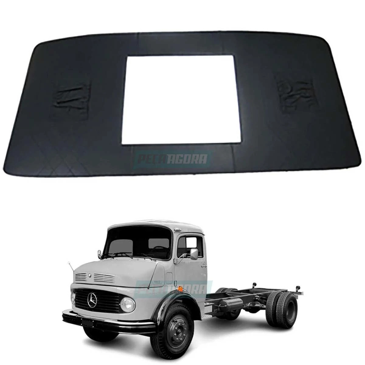 FORRO TETO COURVIM MB 1113 1113 1313 1513 2013 2213 1519 COM BOLSA PRETO (344695