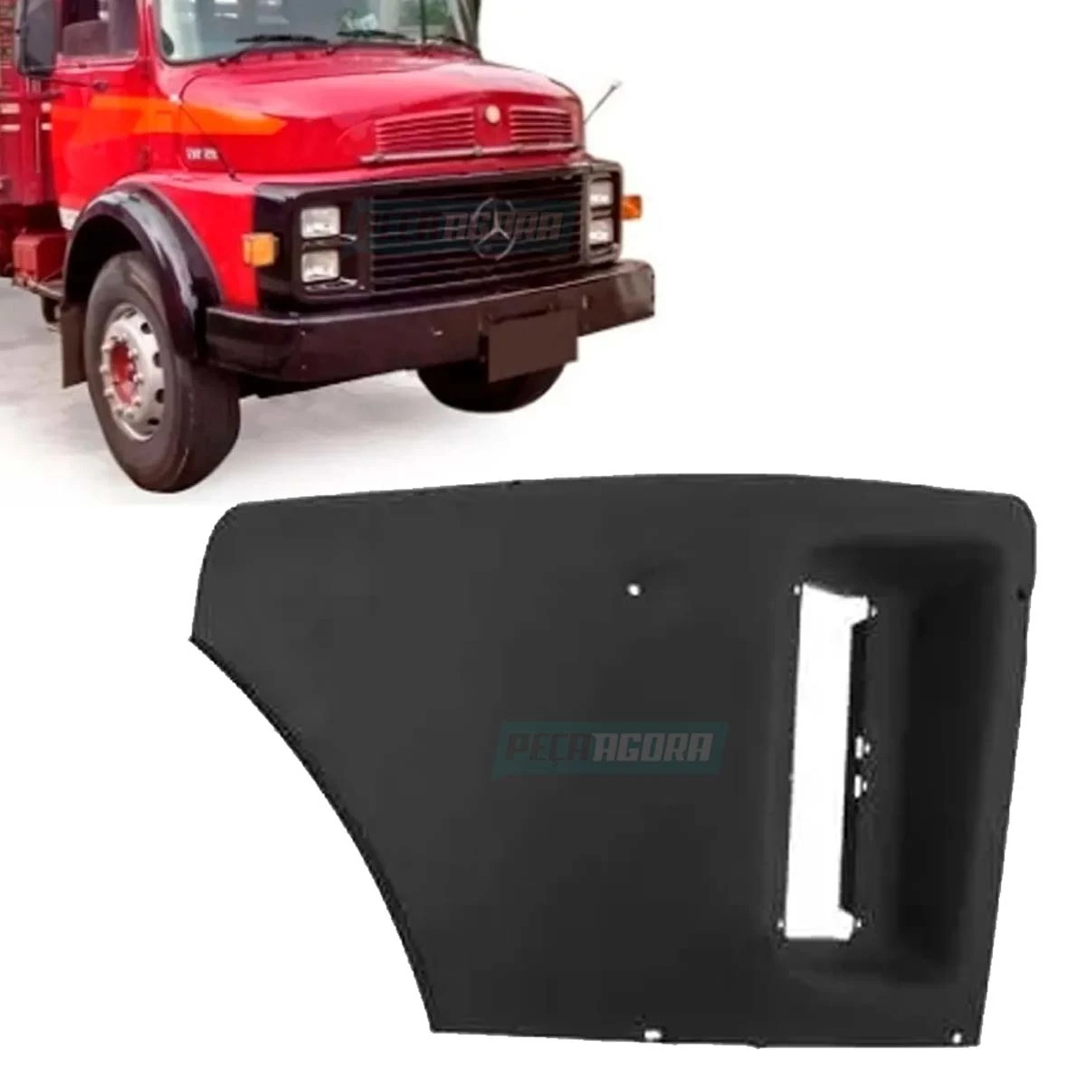 FRONTAL FAROL MB 1113 1313 1513 2013 2213 CARA PRETA DIREITO - CHAPA (3316200104