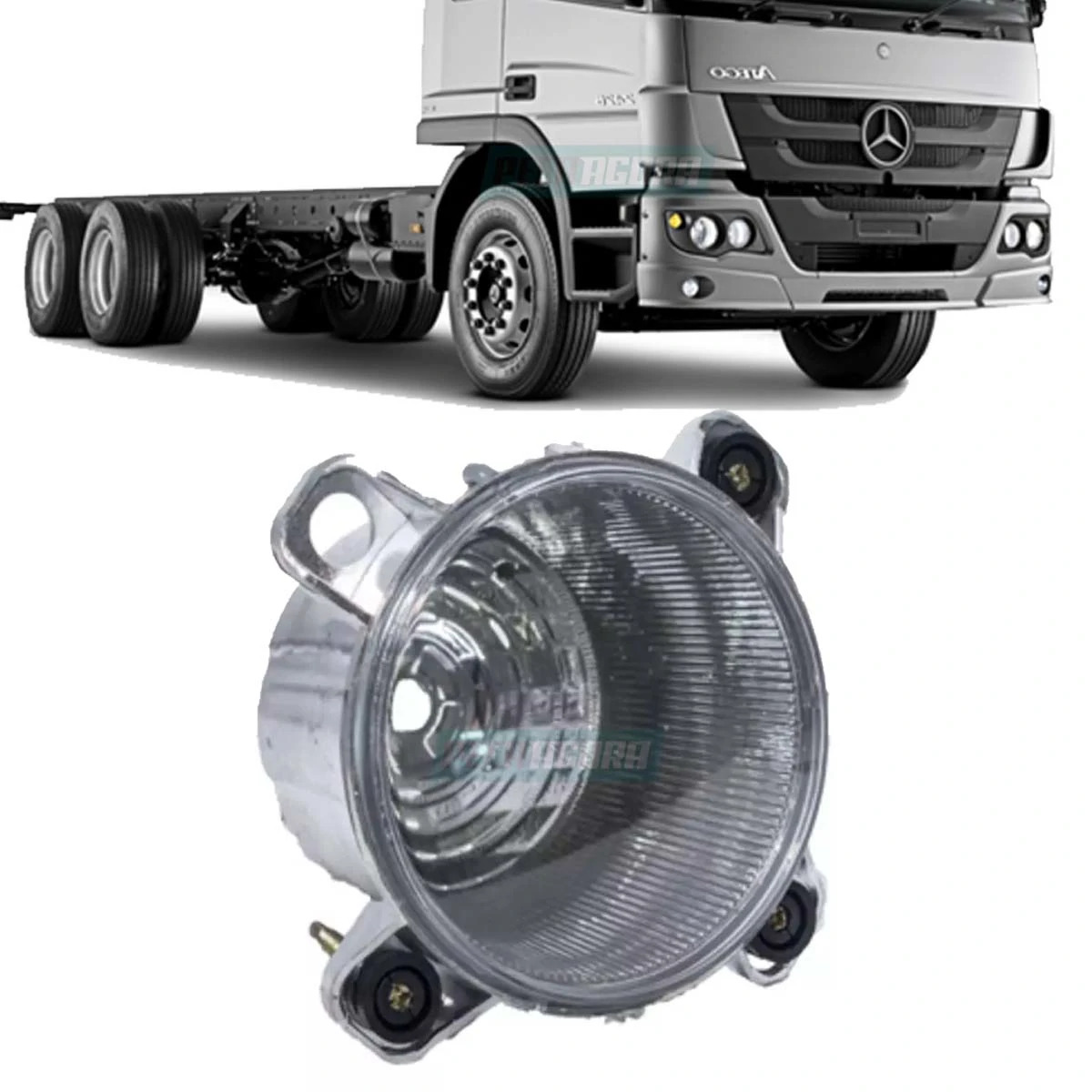 FAROL BAIXO MB ATEGO 2014... ATRON 2013... ACTROS 2651 2017... (0028205961-00282