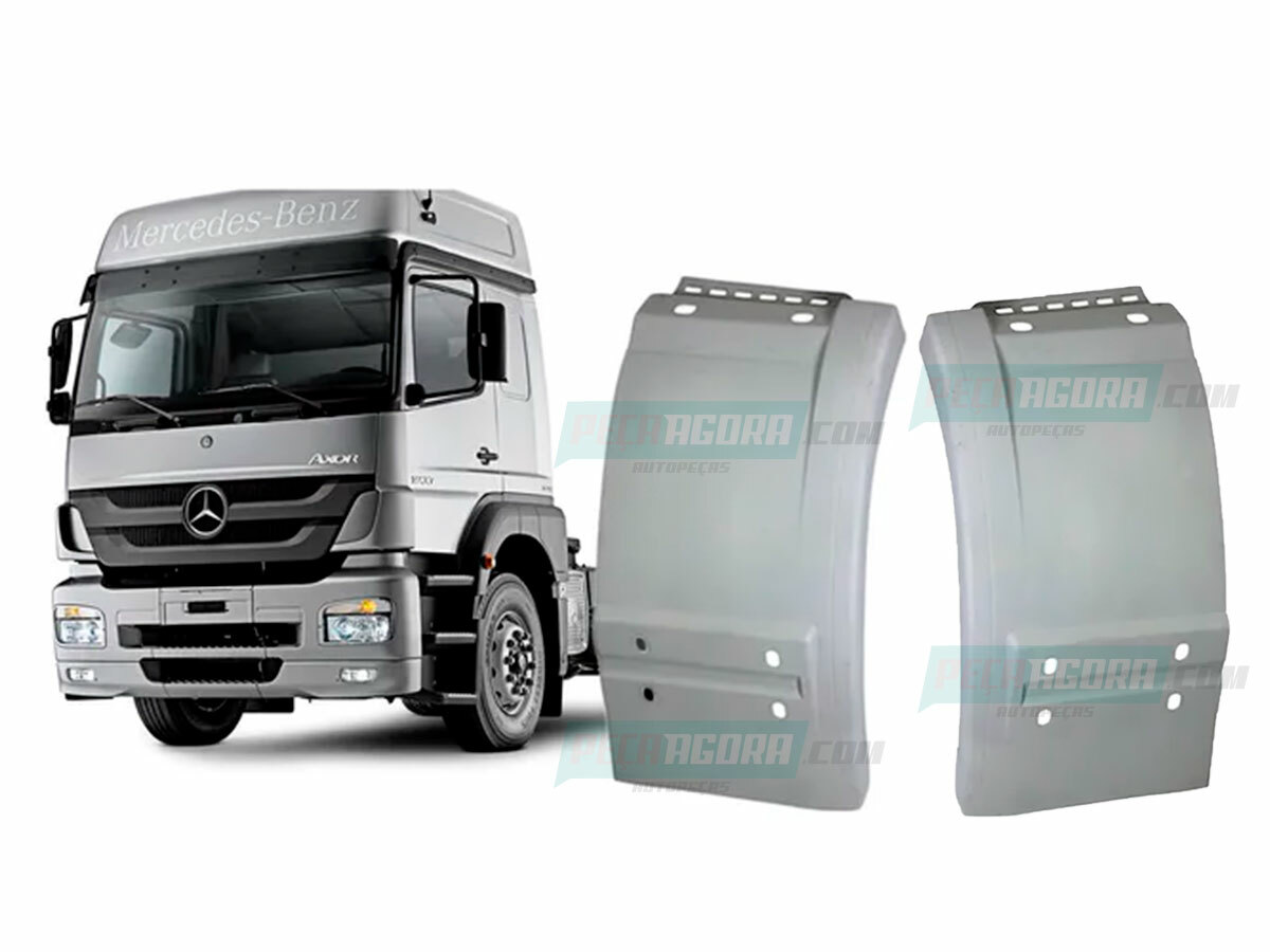 PAR PARALAMA TRAS CABINE MB AXOR 1933 2533 2831 3131 FIBRA CABINE SIMPLES (94088