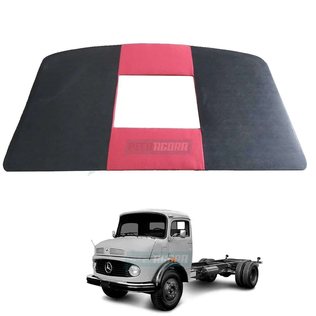 FORRO TETO VELUDO CAMINHAO MB 1113 1513 1114 1518 2013 CABINE ALTA SEM BOLSA VER