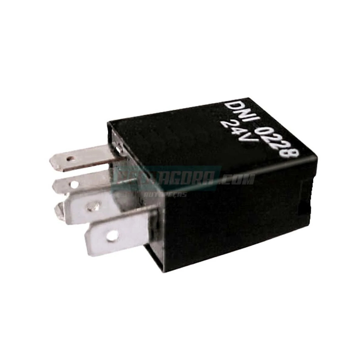 MINI RELE AUXILIAR REVERSOR COM DIODO 24V 30/20 5 TERMINAIS MB ACTROS ATEGO AXOR