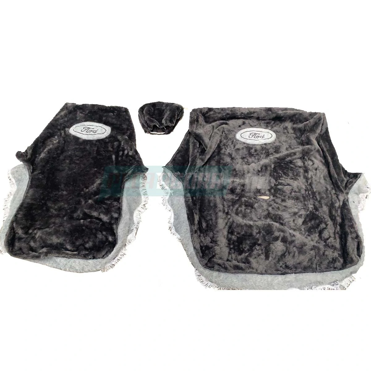 CAPA PELUCIA CHINIL BANCO COM LOGO FORD F250 F350 2000 MOTORISTA CARONA GAUCHA C