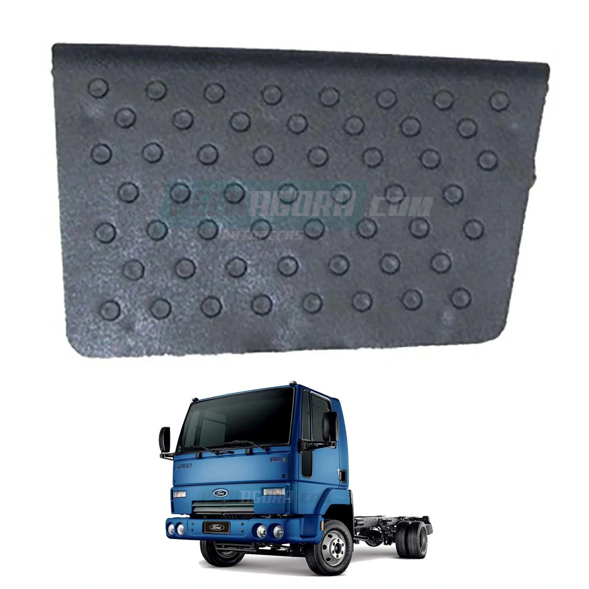 TAPETE MAIOR ESTRIBO ESQ FORD CARGO 815E 2622E 2628E 2632E 2932E 5032E 6332E 200