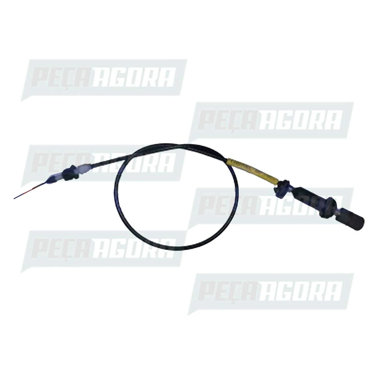 CABO ESTRANGULADOR AFOGADOR MARCHA LENTA 1015MM BOTAO MARROM MB L1214 1218 1215 