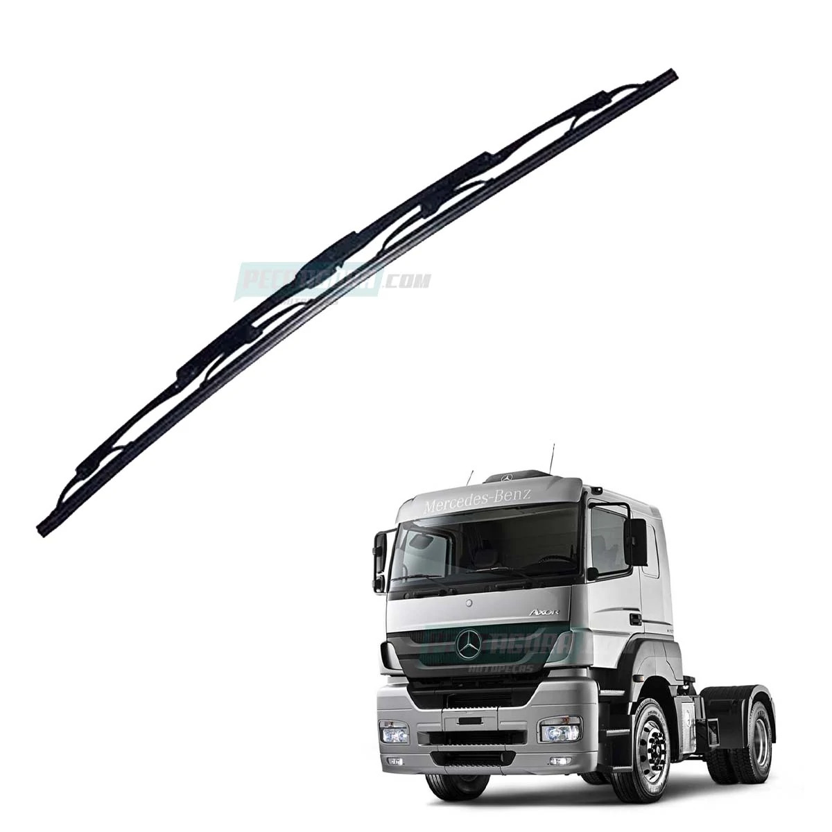 PALHETA LIMPADOR 24'' MB ACCELO 2003.. ATRON 2012.. VOLVO FH 2007.. VW DELIVERY 
