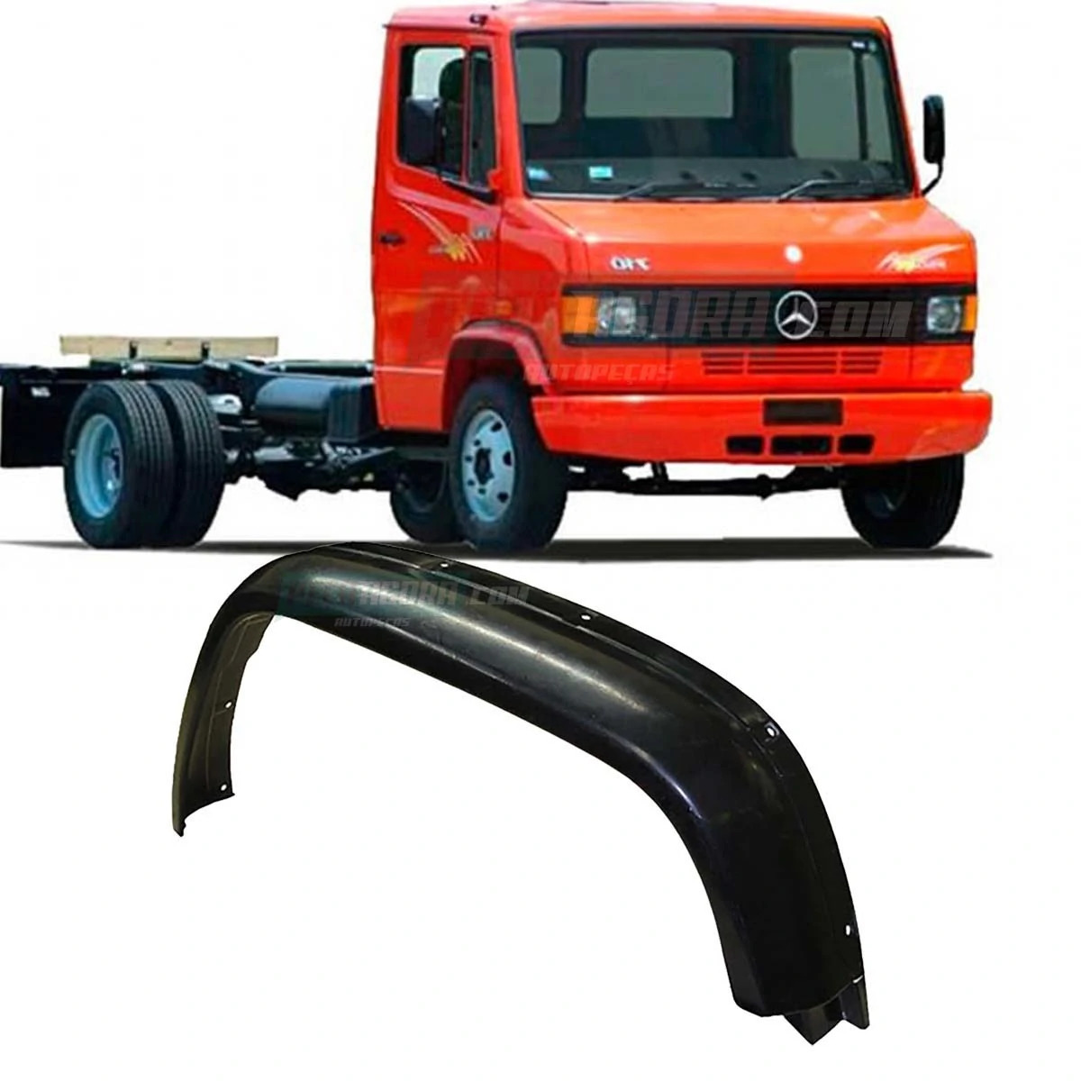 PARALAMA CABINA MERCEDES BENZ 709 912 DIREITO CHAPA (6888800106-1665D)