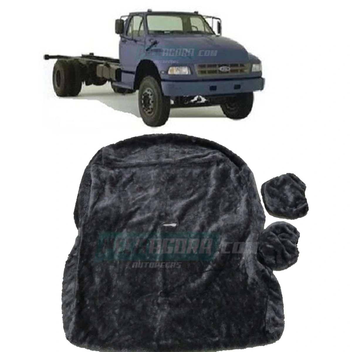 CAPA PELUCIA CHINIL BANCO SEM LOGO F12000 14000 1993 A 1999 SAPAO SO CARONA GAUC