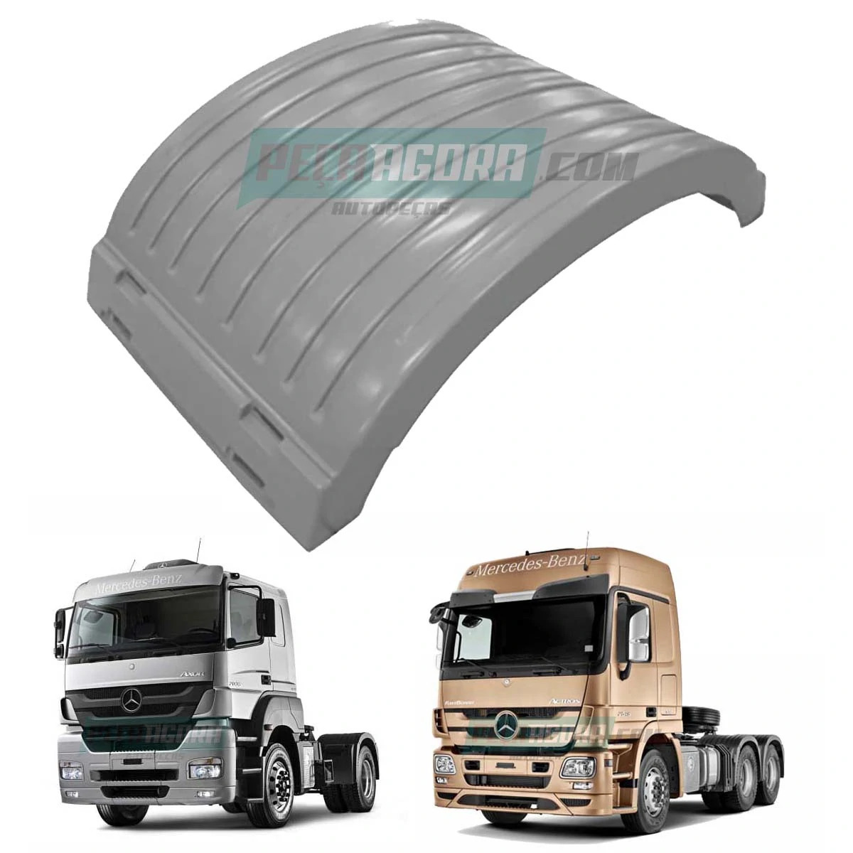 PARALAMA TRASEIRO CENTRAL CAMINHAO MB AXOR ACTROS - TRACAO (9305200007-958520000