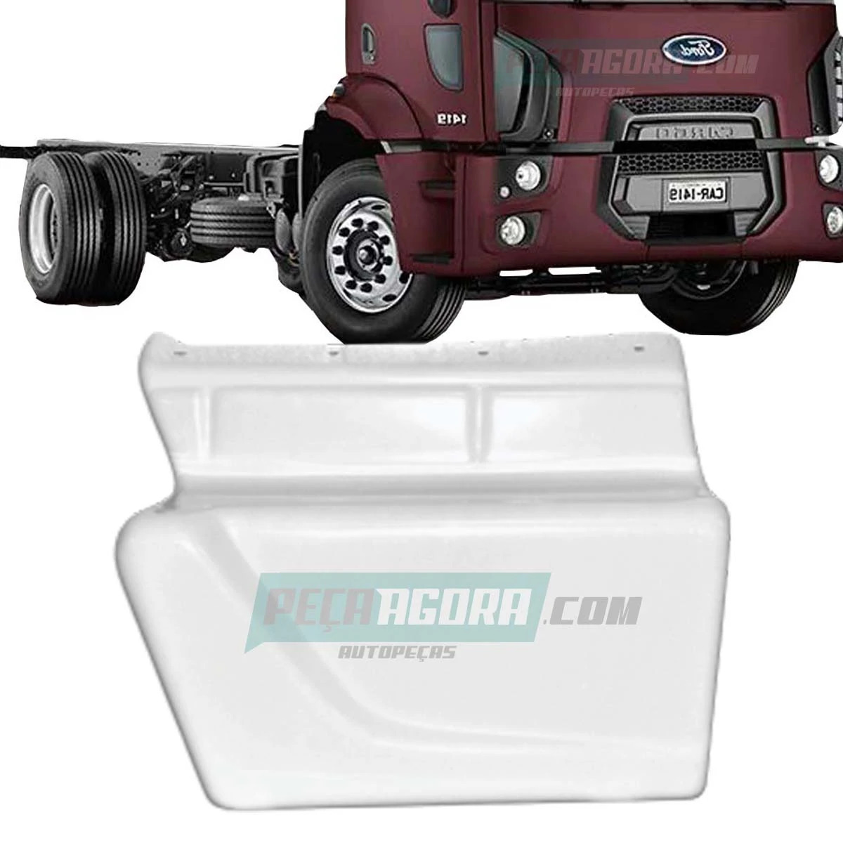 TAPA ESTRIBO PEGA CHINELO DIREITO FORD NOVO CARGO 2012 EM DIANTE PLASTICO (R0067