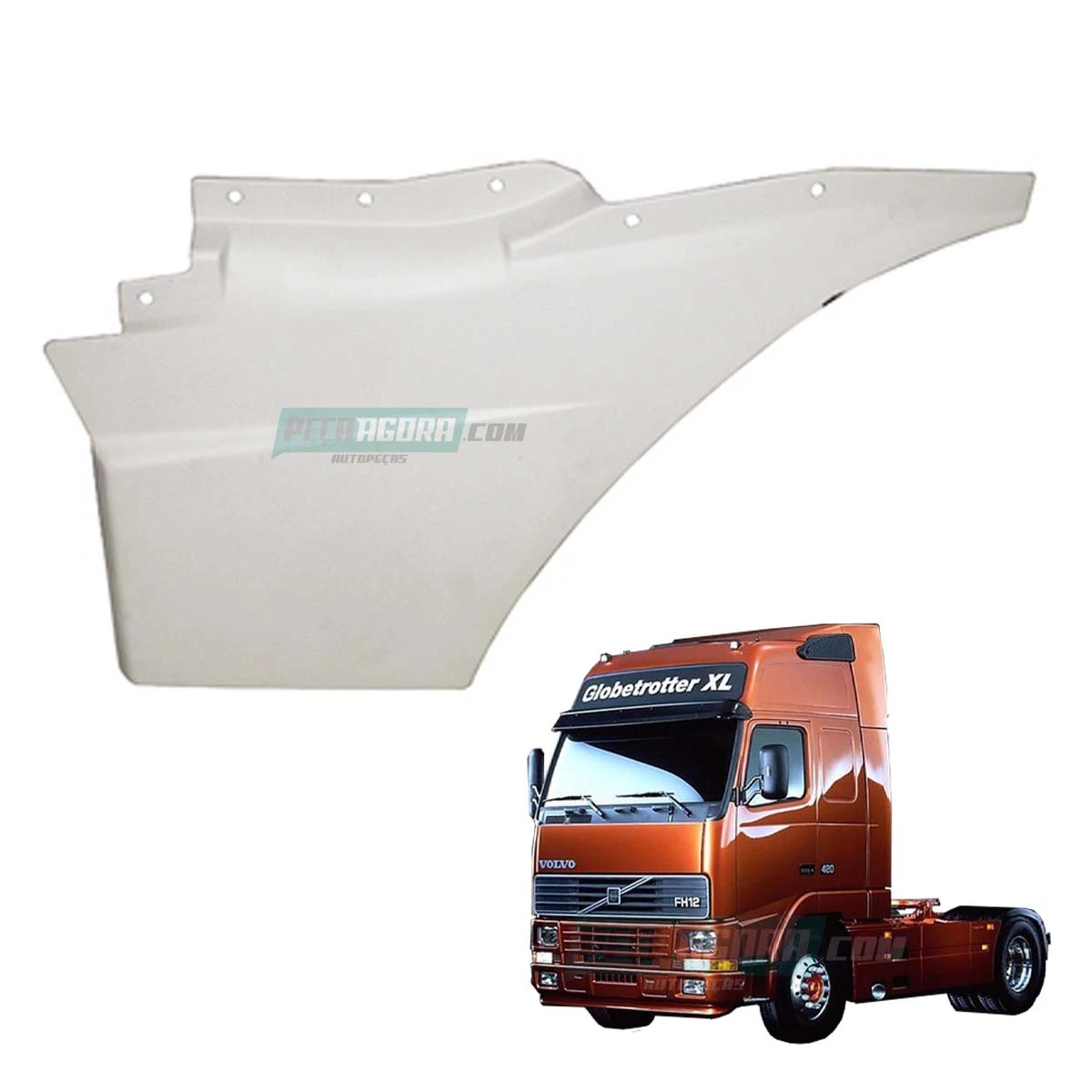EXTENSAO DA PORTA ESQUERDA VOLVO FH12 1994 A 2003 FIBRA (20398907-FBC119)