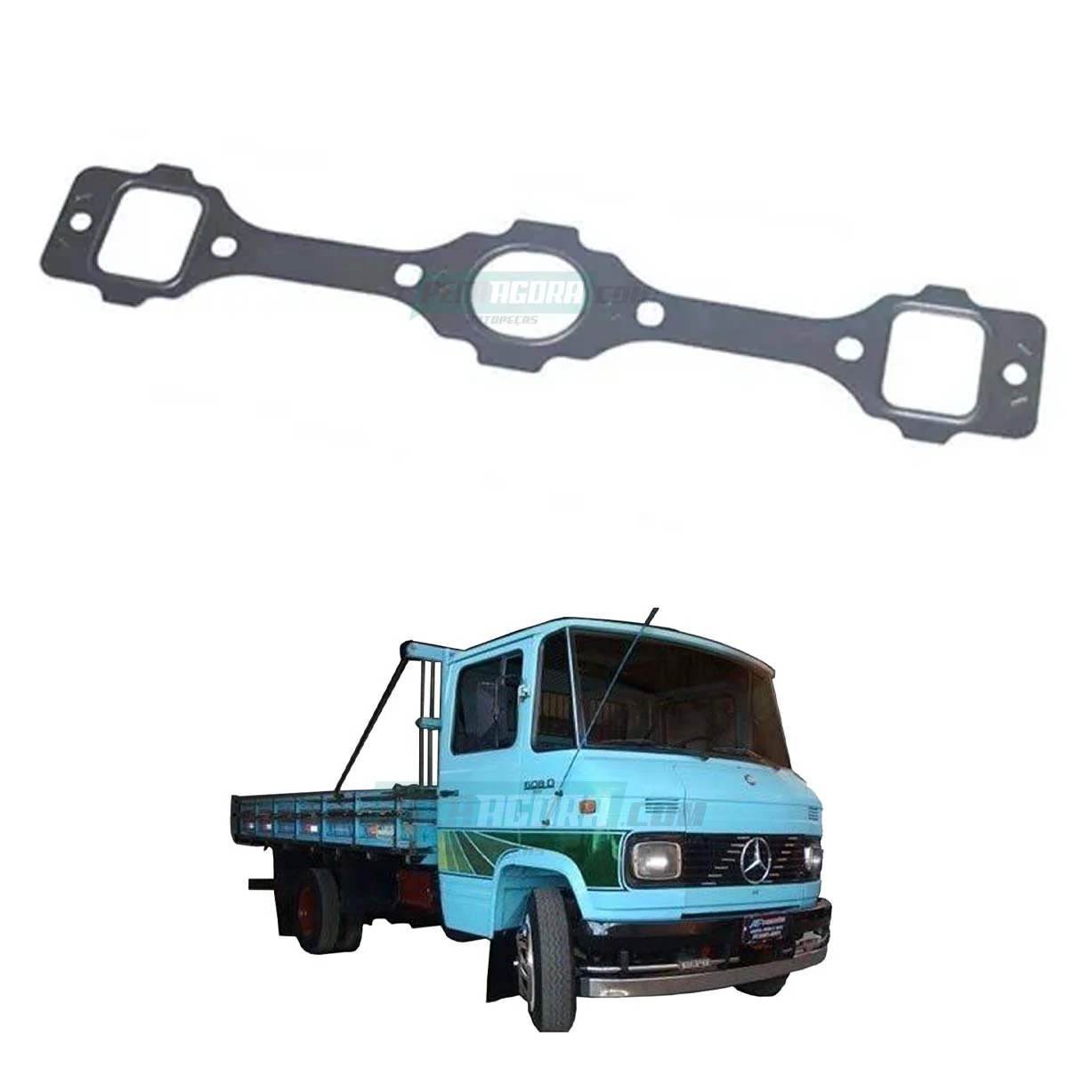 JUNTA COLETOR ESCAPE CORBESTO MB L608D 610 708 (3141420380A)