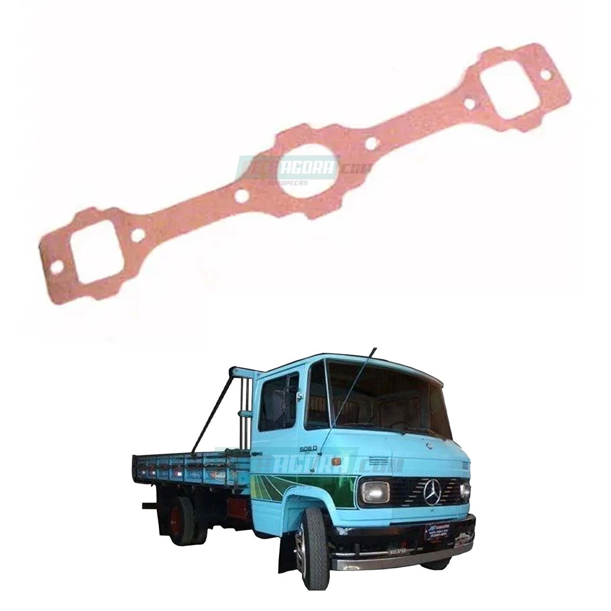 CAIXA 5 JUNTA COLETOR ESCAPE CORBESTO MB L608D 610 708 (CX.3141420380E**5)