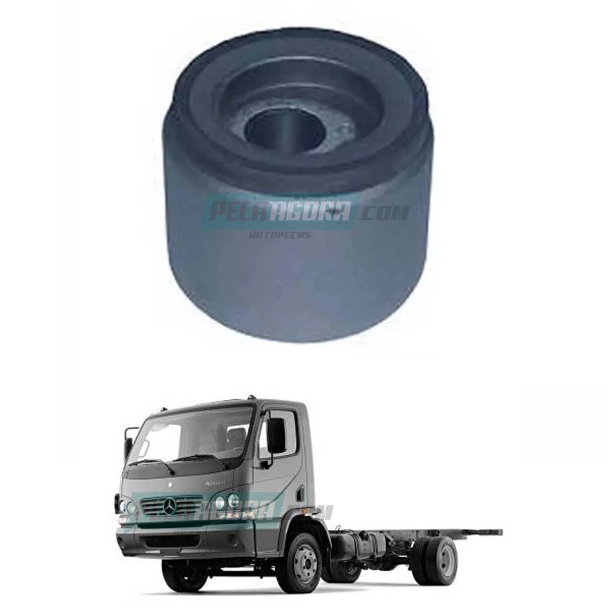 BUCHA BASCULACAO CABINE PARTE DIANTEIRA MB ACCELO 715 815 915C 1016 (9793170012)