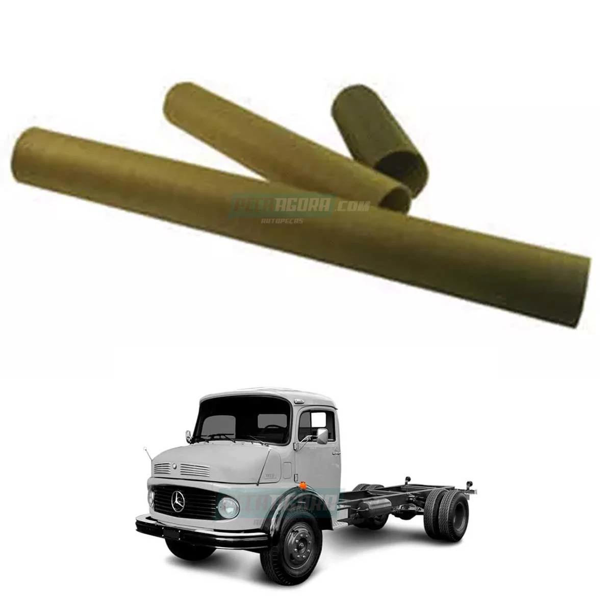 MANGUEIRA VENTILACAO CABINE MB L1113 1313 1513 2013 2213 MERCEDES BENZ  (3448317