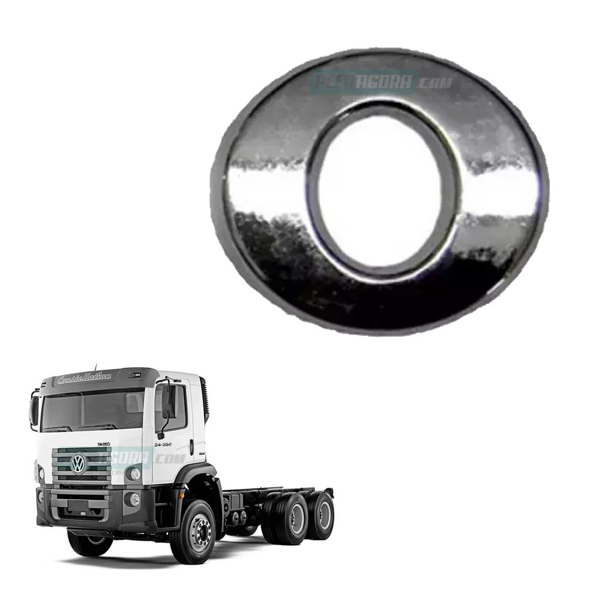 EMBLEMA NUMERO 0 VW CONSTELLATION DELIVERY WORKER ATE 2011 VOLKSWAGEN (V2100)