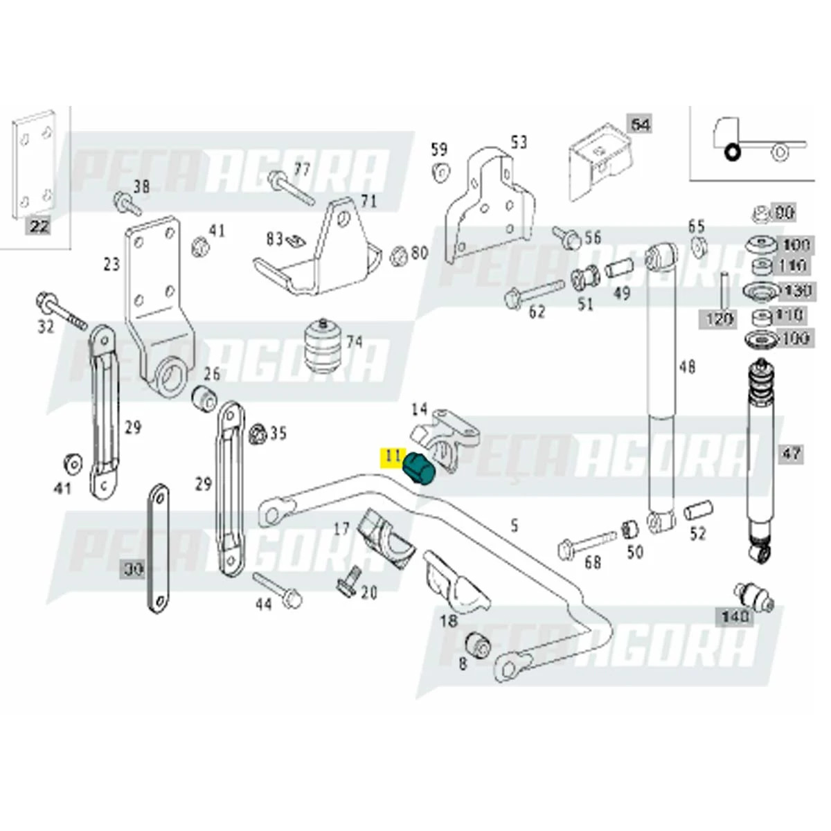chevy  Profile必読！ Cabo Engate E Selecao 2824Mm Mercedes ACCELO 815C 9792600551
