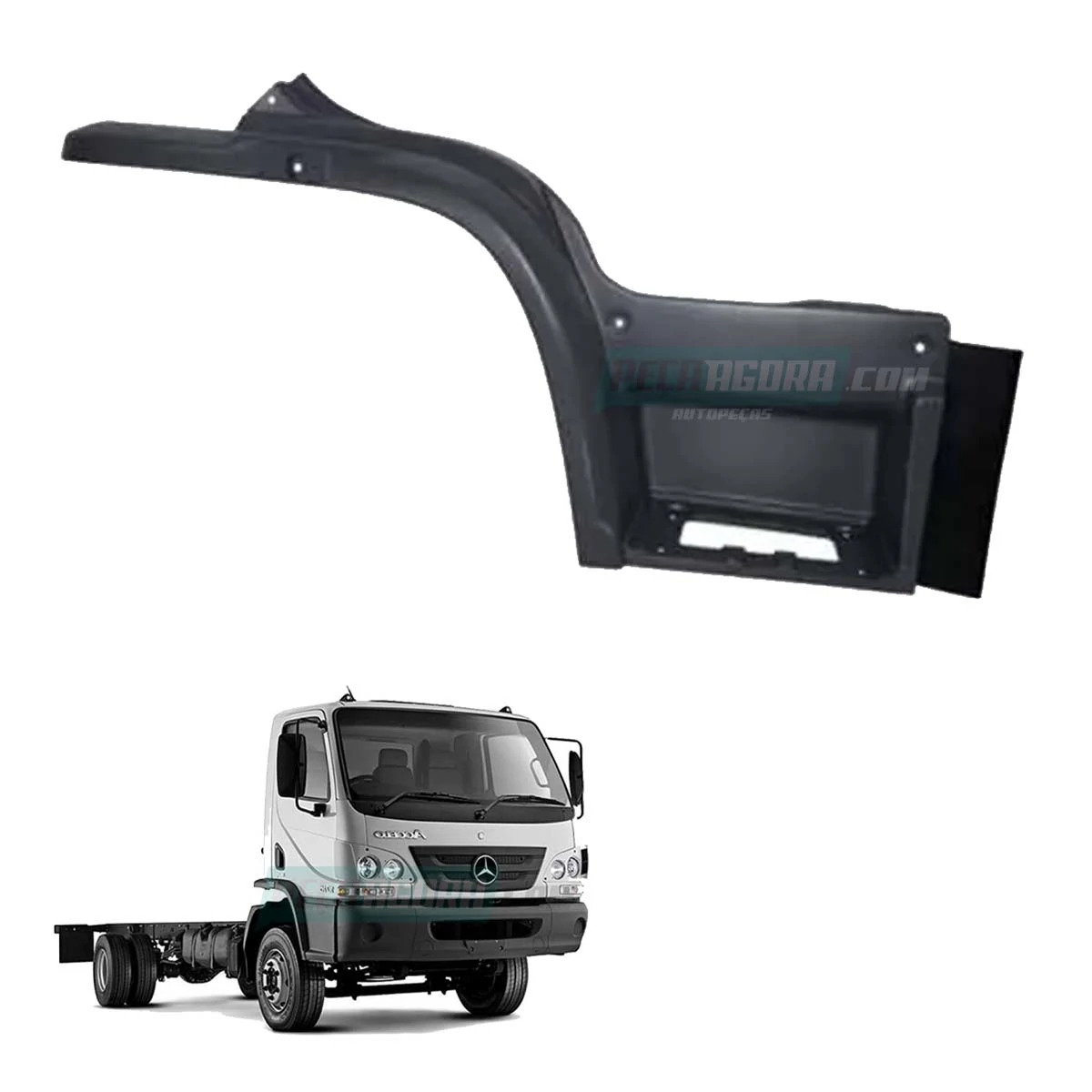 PARALAMA ESTRIBO DIREITO MB ACCELO 710 715 815 915 915C 1016 (9798817101_)