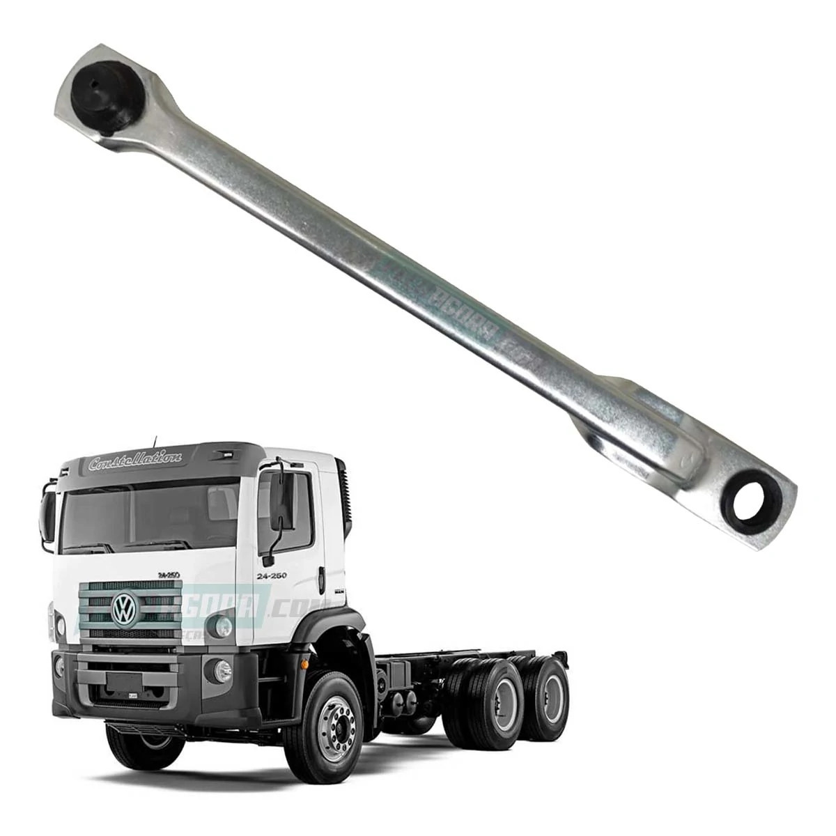 BARRA ESQUERDA PEQUENA MECANISMO LIMPADOR VW CONSTELLATION 17250 24250 23250 193