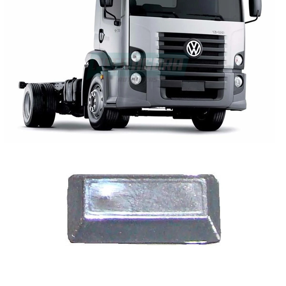 EMBLEMA HIFEN "-" VW CONSTELLATION DELIVERY WORKER ATE 2011 VOLKSWAGEN (V2110)