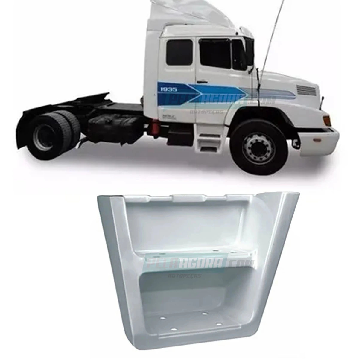 ESTRIBO DIREITO FIBRA CAMINHAO MB 1935 1941 (3846603906-2627)