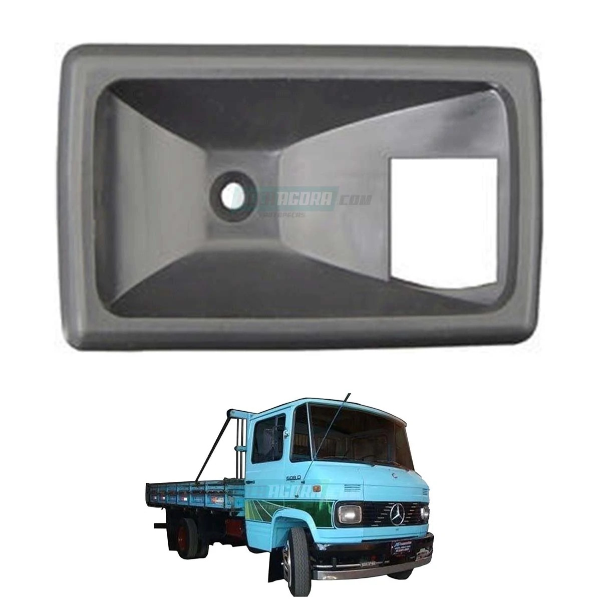 MOLDURA DA MACANETA INTERNA MERCEDES BENZ 608D ESQUERDO UNIVEL (3097660011)