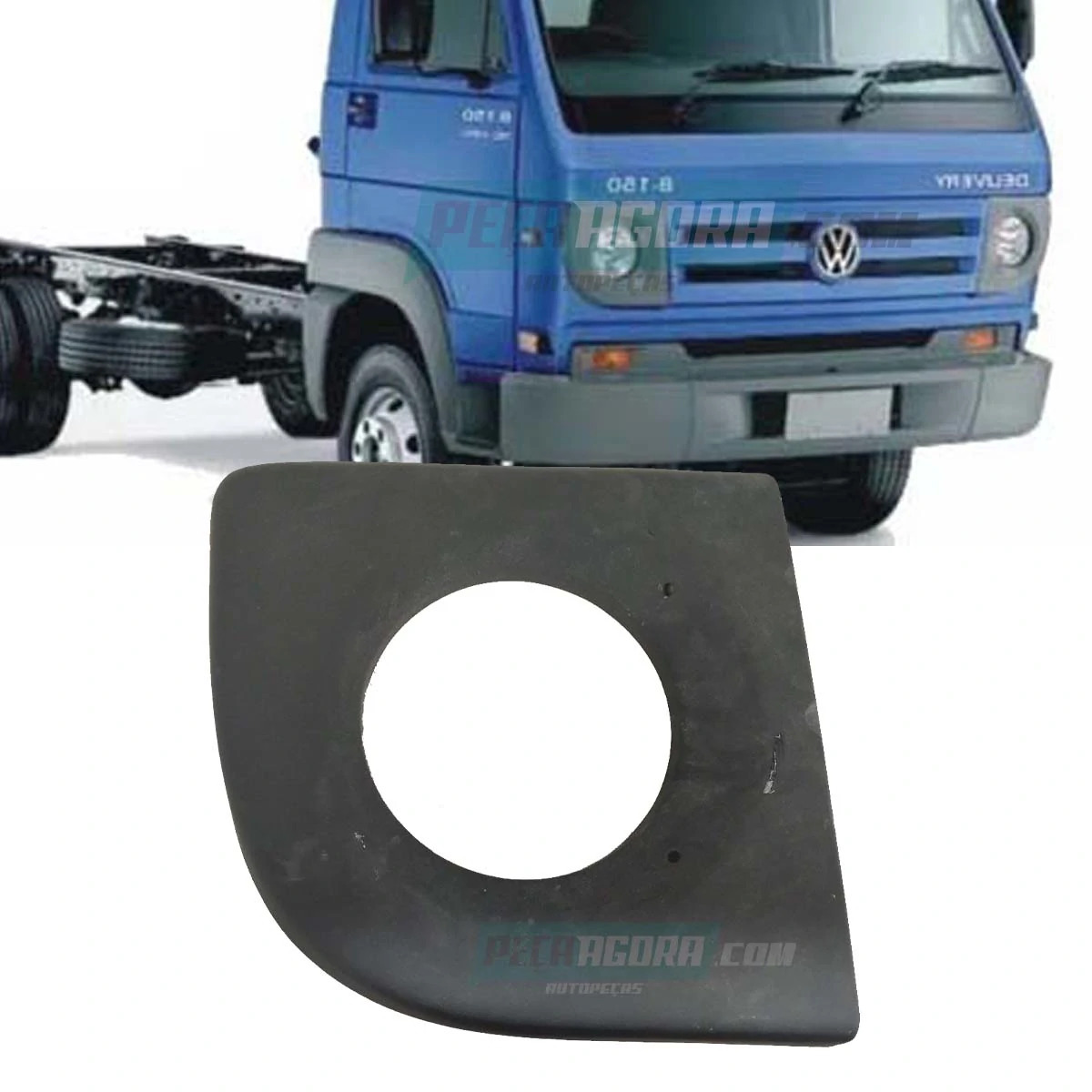 MOLDURA FAROL DIREITO VW DELIVERY 5140 8150 2005 EM DIANTE 8150E 9150E 2010 EM D