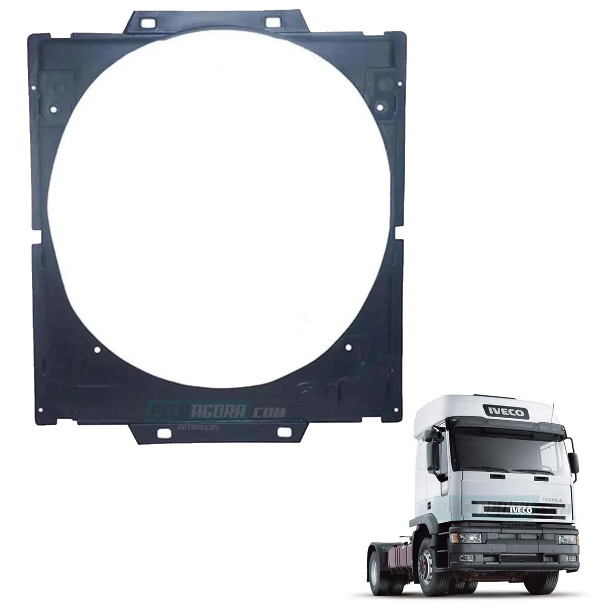DEFLETOR AR RADIADOR PARA IVECO EUROTECH 440 450 740 EUROTRAKKER 380 450 (816584