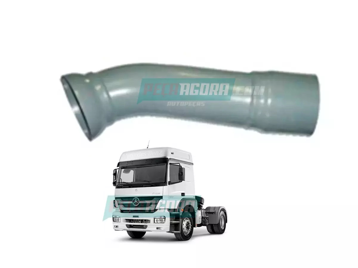 TUBO INTERMEDIARIO ESCAPAMENTO MB AXOR 1933S MERCEDES BENZ (9584900419,)