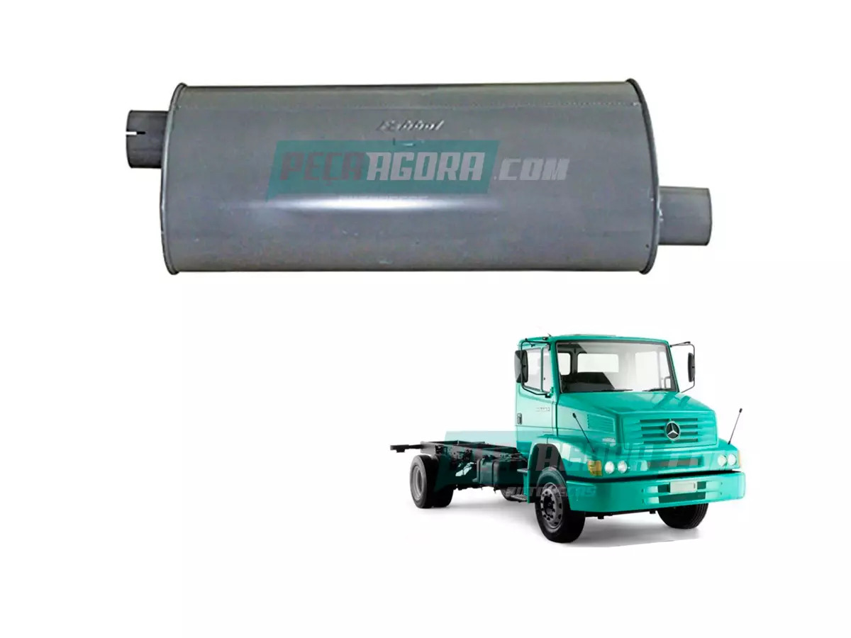 SILENCIOSO MB 1620 / 1622 / 1624 6 MARCHAS EURO 3 / ONIBUS EURO 3 (6954900401.)