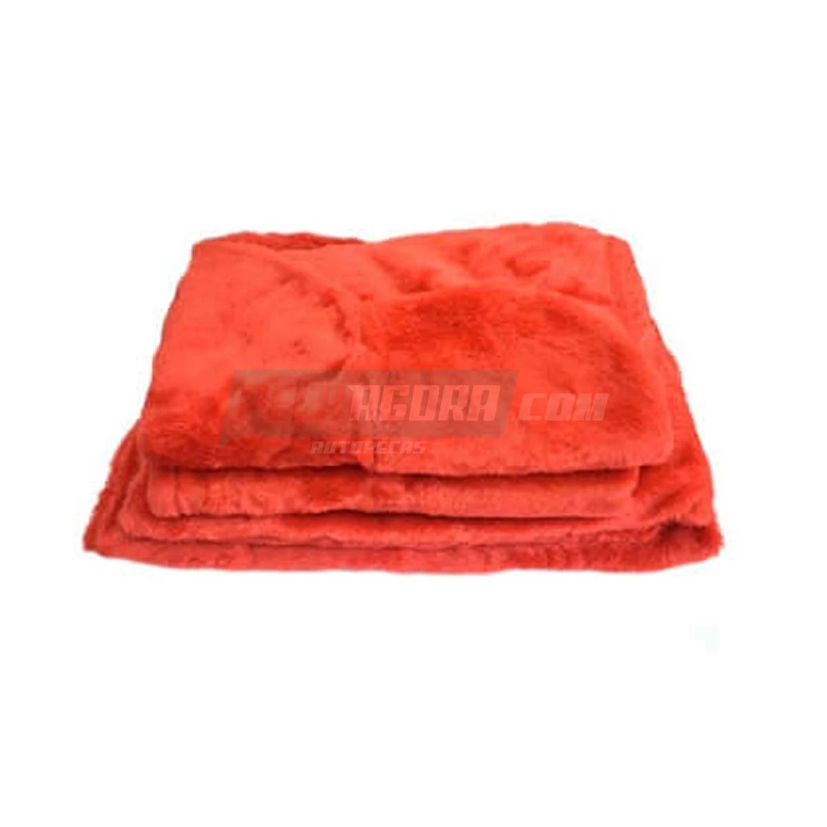 CAPA PELUCIA CHINIL CAMA VOLVO FH NH 2010 A 2017 VERMELHA (456563)