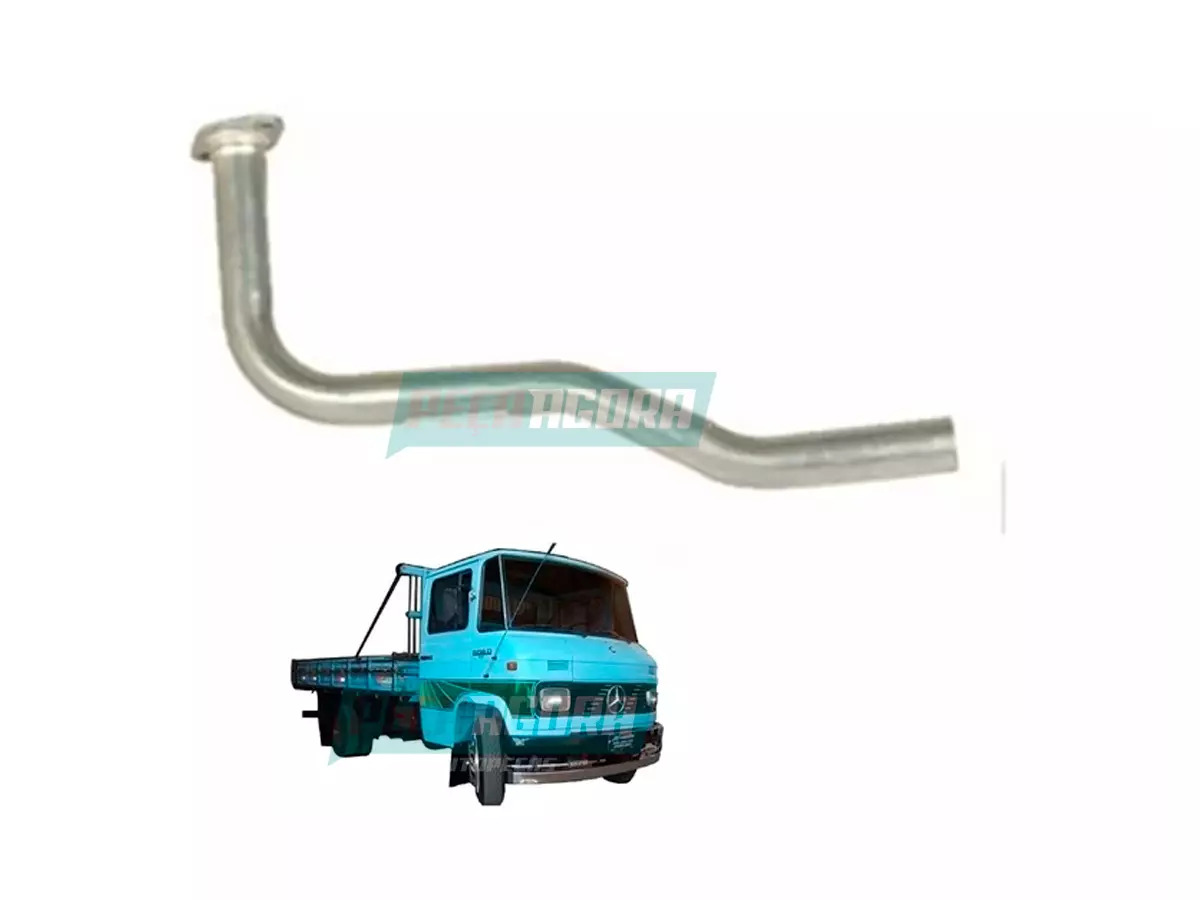 TUBO ESCAPAMENTO ORIGINAL DIANTEIRO 2,0'' MB 608 708 (3084907019)