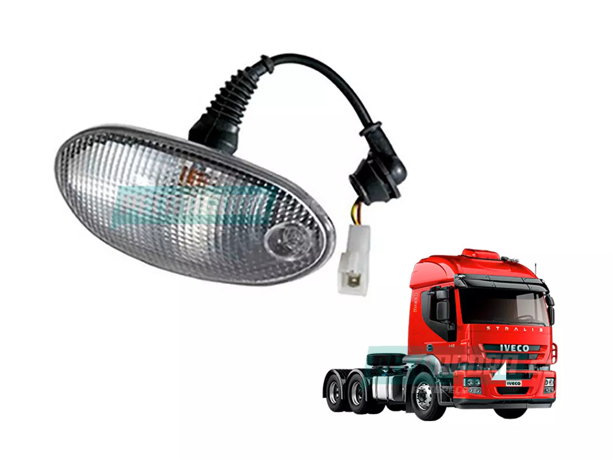 LANTERNA QUEBRA-SOL LD EXTERNO PARA IVECO STRALIS / EUROTECH/ TRAKKER / NOVO TRA