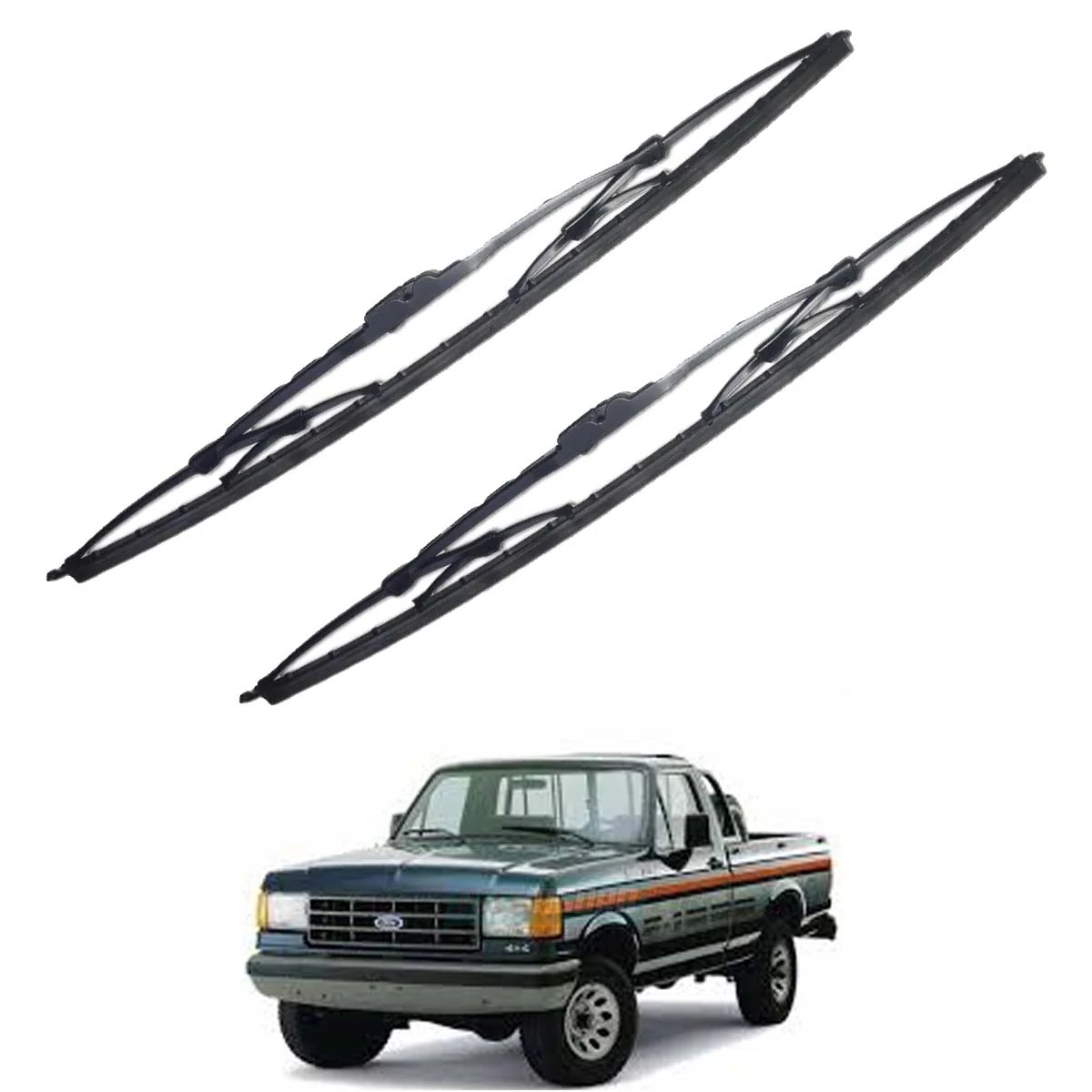 PAR PALHETA LIMPADOR PARABRISA 18 POL FORD F1000 F14000HD 1992 A 1998 (ZBC955425