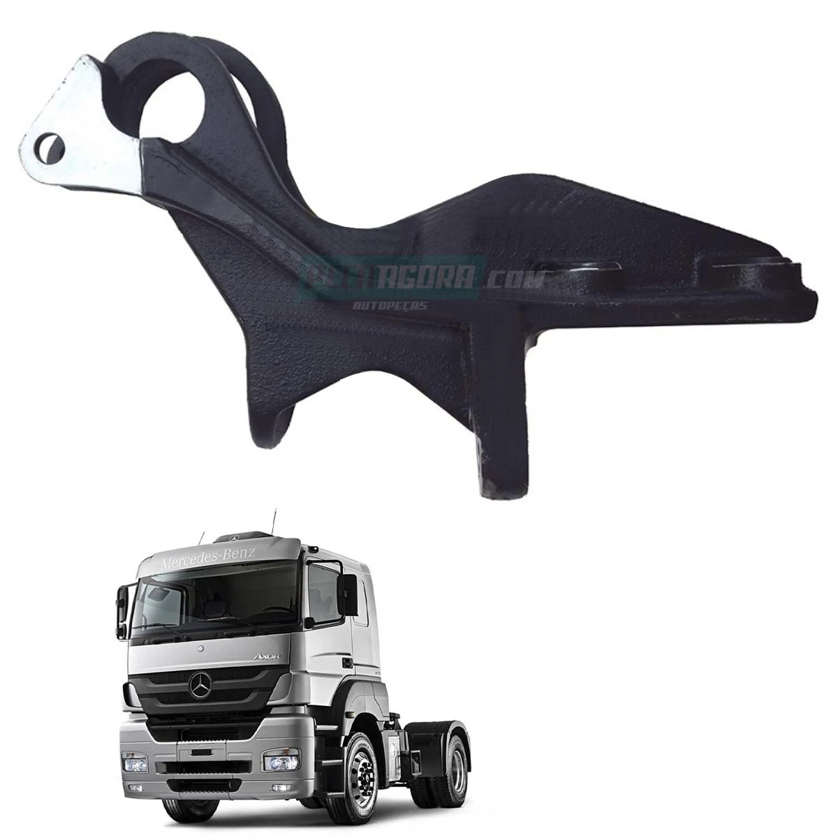 SUPORTE DA CABINE LD DIREITO MB AXOR MERCEDES BENZ (9408914920)