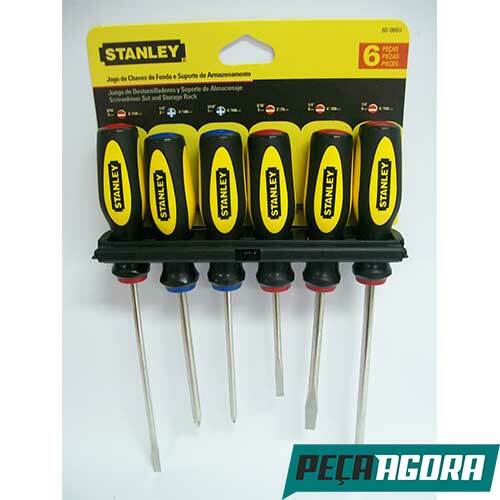 CHAVE DE FENDA JOGO COM 6 STANLEY 60.060 (9546CC)