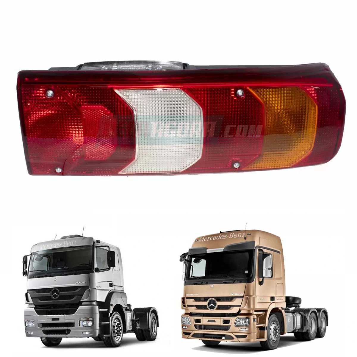 LANTERNA TRASEIRA ESQUERDA C/ VIGIA LED MB AXOR ACTROS 2017 2018 2019 EM DIANTE 